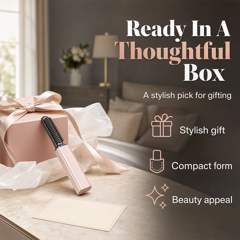 ✨ Portable Wireless Mini Hair Styler