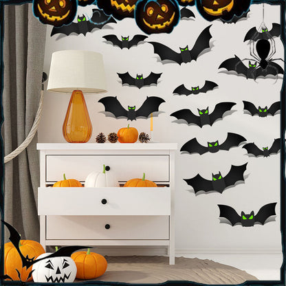 🦇Halloween 3D Bat Decor Stickers Set🔥