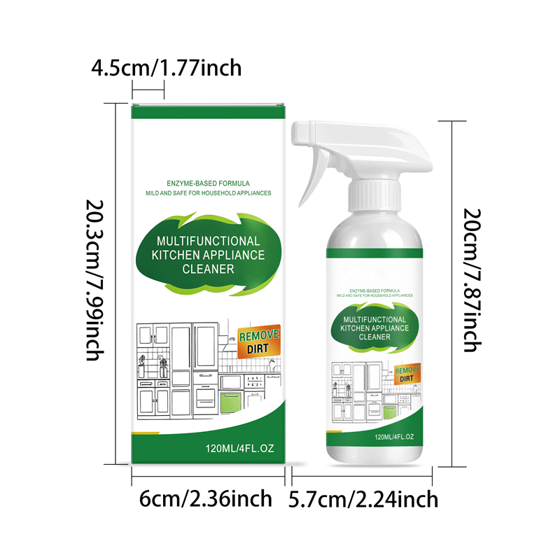 Multifunctional Kitchen Appliance Cleaner Spray