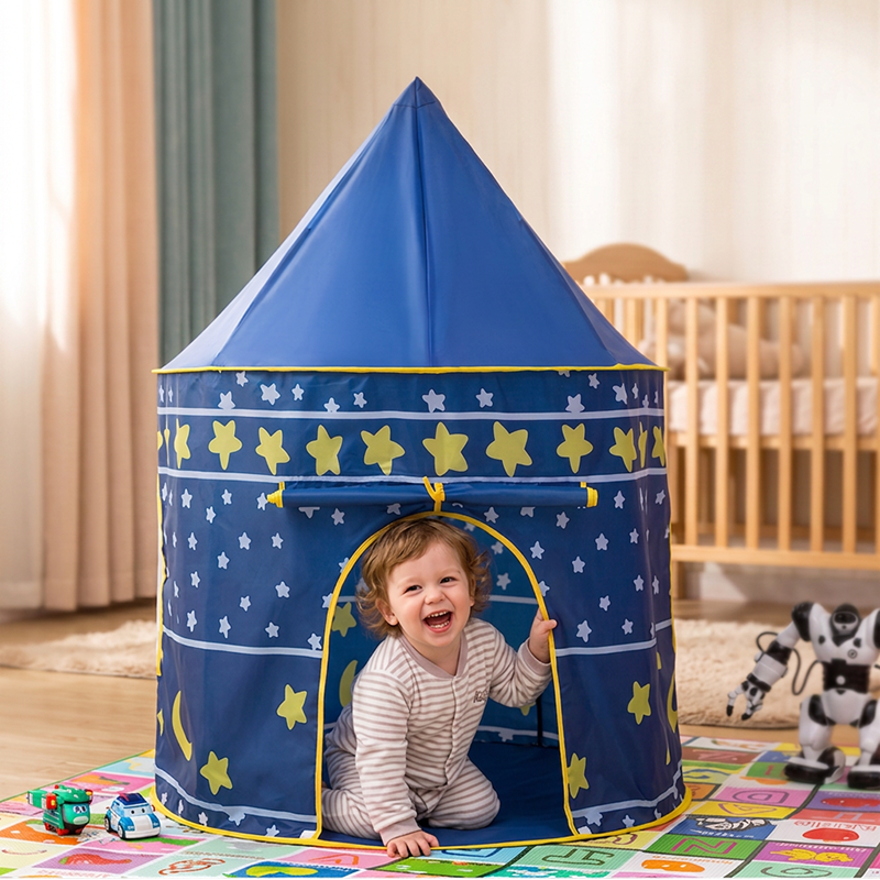 Portable Kids Play Tent Indoor Castle Yurt Playhouse