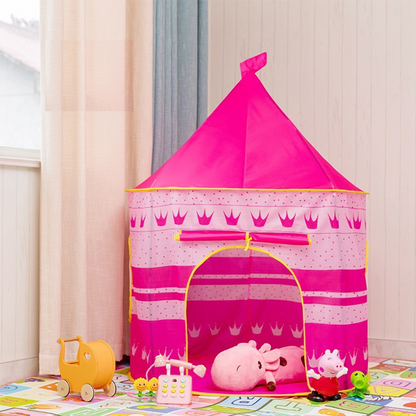 Portable Kids Play Tent Indoor Castle Yurt Playhouse