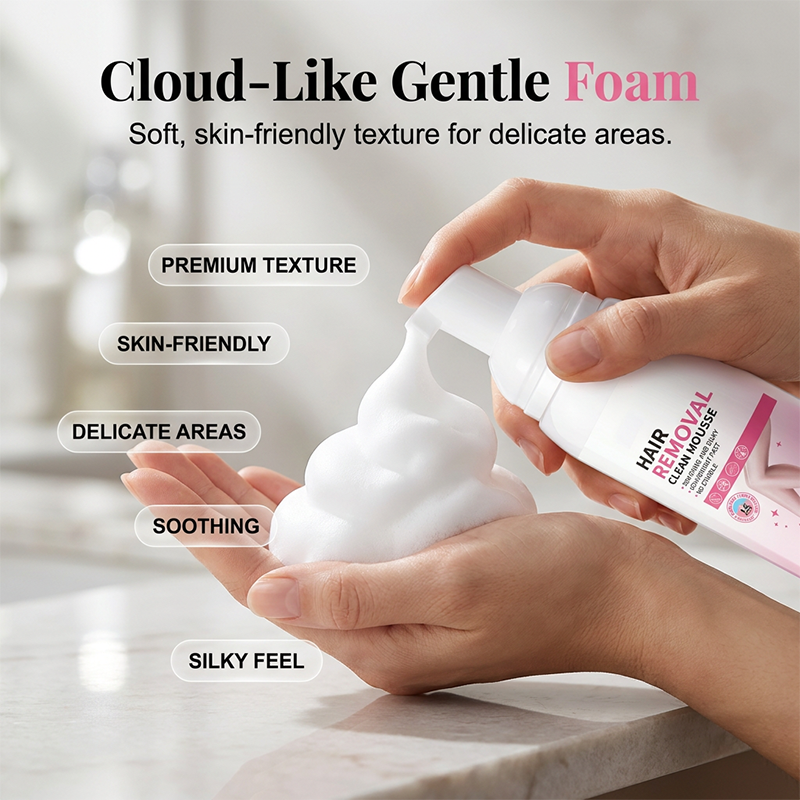 Silky-Smooth Hair Removal Mousse