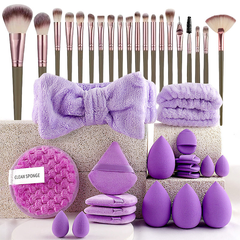 All-in-One Makeup Brush & Sponge Set
