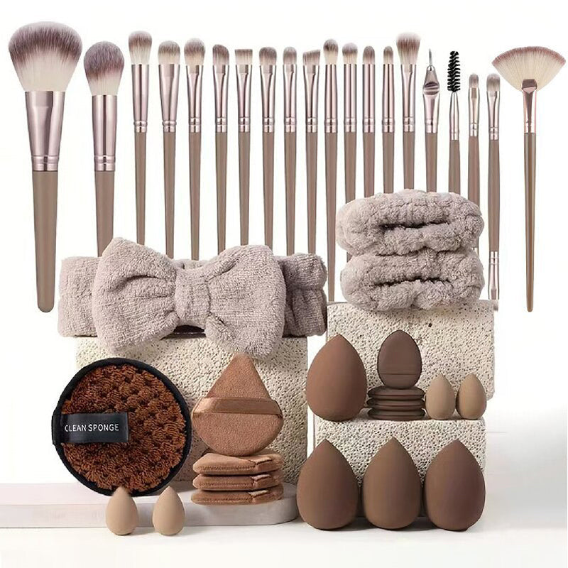All-in-One Makeup Brush & Sponge Set