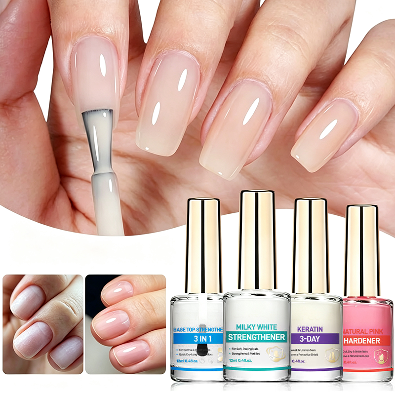 💅 Professional Milk Protein Nail Strengthener – Strengthening Treatment for Weak & Brittle Nails🛡️✨