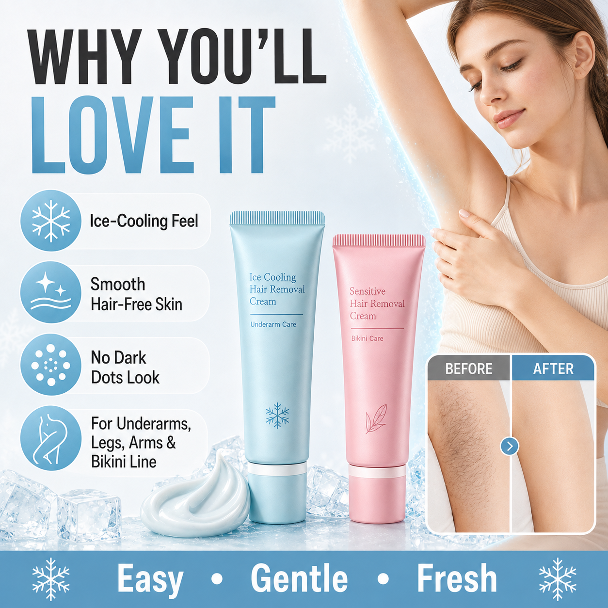 Gentle Hair Removal Cream