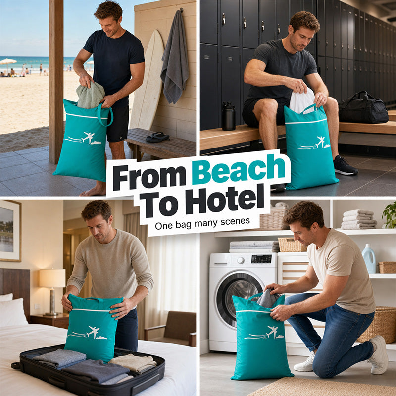 Large Waterproof Travel Laundry Bag