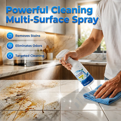🏠💨Multi-Surface Cleaning Spray – Eliminates Odors, Removes Stubborn Grime – Gentle Formula for Daily Use – Includes Towel