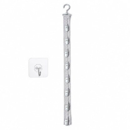✨ 8-Clip Wall Mount Hat Rack – Helps Save Space & Display Your Cap Collection, for Bedroom, Closet