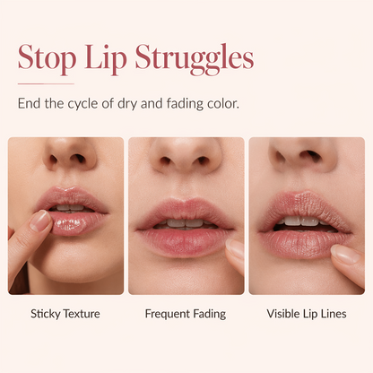 Long-Lasting Non-Sticky Solid Lip Gloss