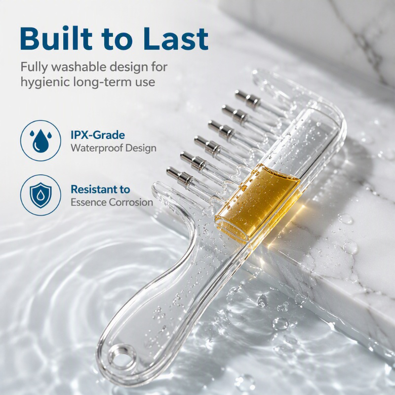 ⏰Transparent Hair Oil Applicator Comb