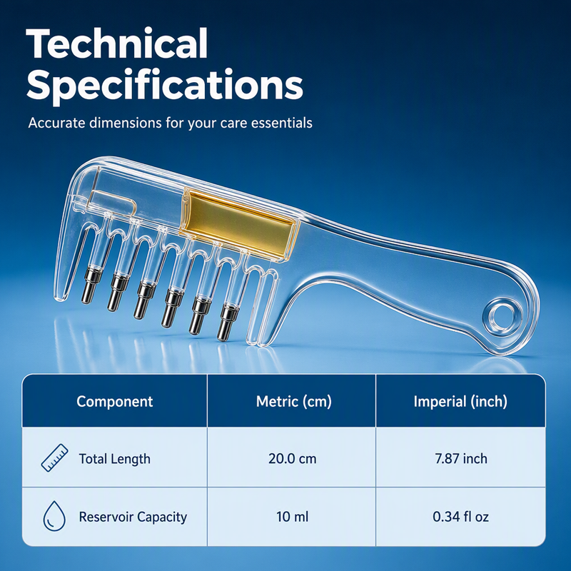 ⏰Transparent Hair Oil Applicator Comb