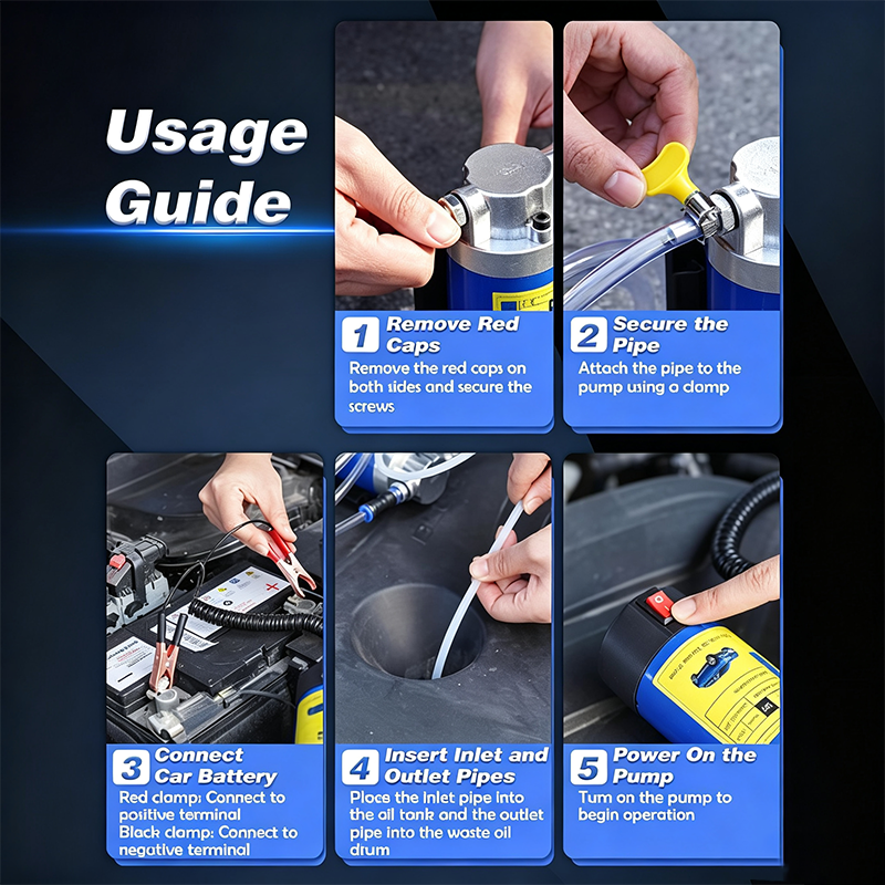 ✨Portable Engine Oil Transfer Pump – Handy Maintenance Tool