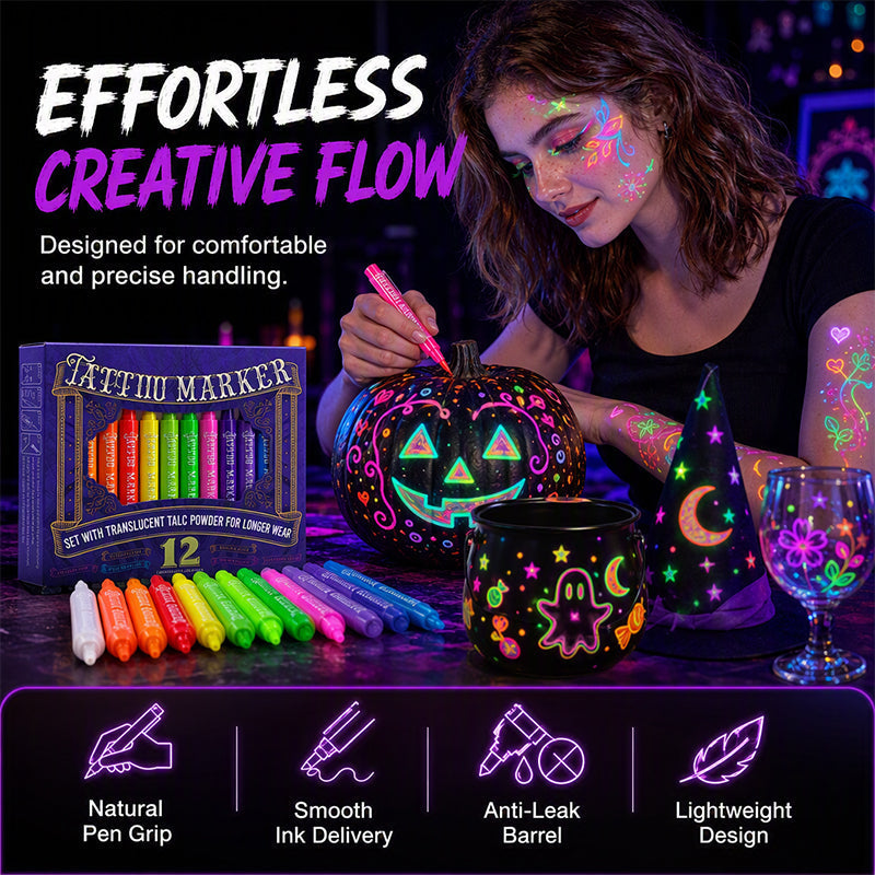 Glow Party Tattoo Pens