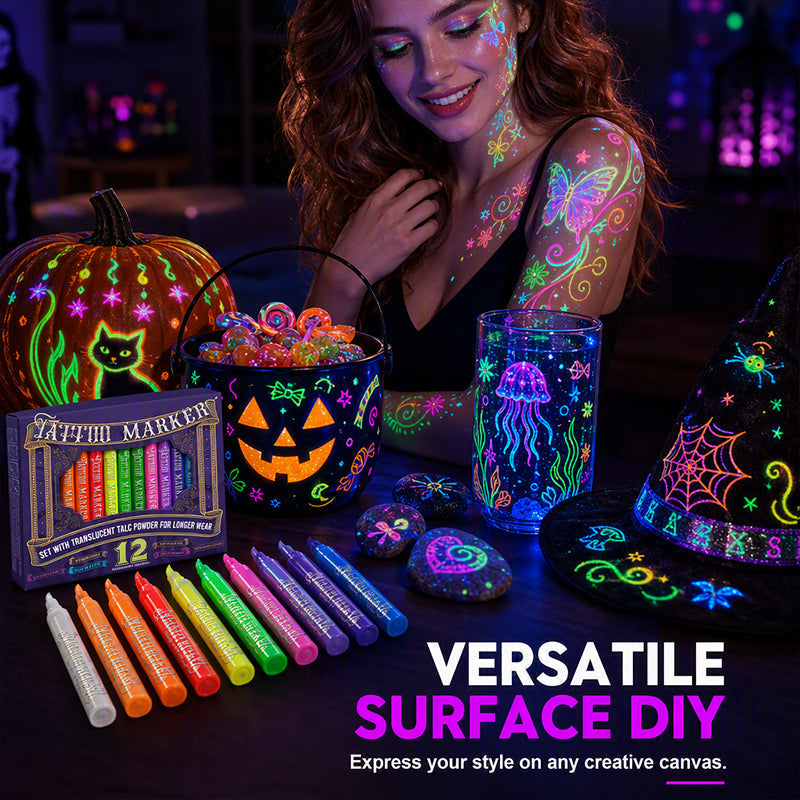 Glow Party Tattoo Pens