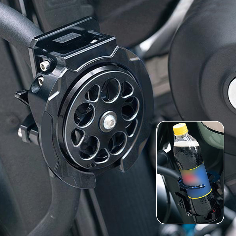 Bike Water Holder, Rotating Bottle Cage, Foldable Cup Mount Adjustable Folding Design, 360 Degree Rotation Support, for Adults Scooter Stroller Cycling Hiking Travel Outdoor Riding