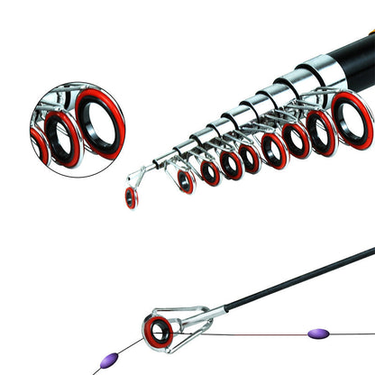 Complete Travel Fishing Gear Set & Carrying Bag