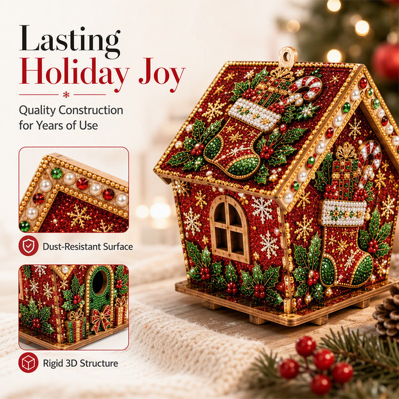 🎄  HOT SALE 50% OFF🎅 3D Pearl Art Christmas Kit — Sparkling DIY Holiday Decor