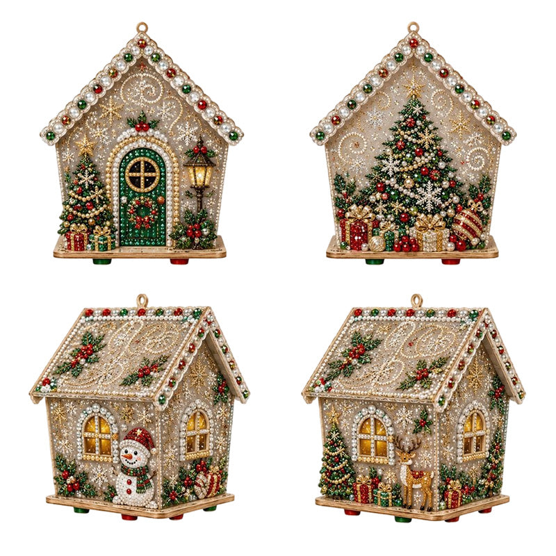 🎄  HOT SALE 50% OFF🎅 3D Pearl Art Christmas Kit — Sparkling DIY Holiday Decor