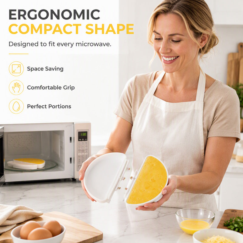 🍳2‑in‑1 Microwave Omelet & Egg Cooker