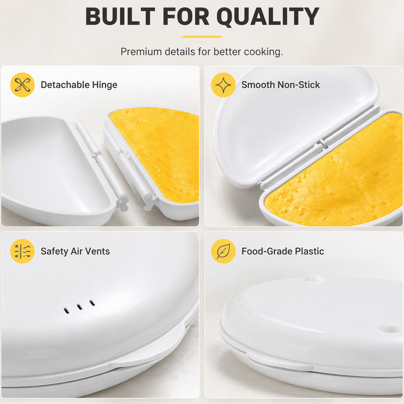 🍳2‑in‑1 Microwave Omelet & Egg Cooker