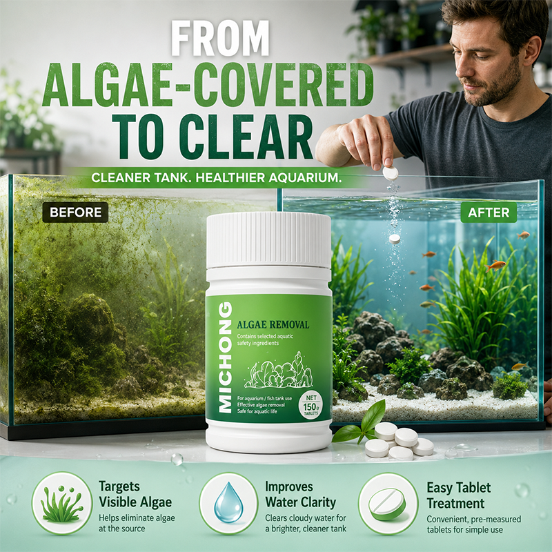Fast-Acting Aquarium Algae Remover Tablets