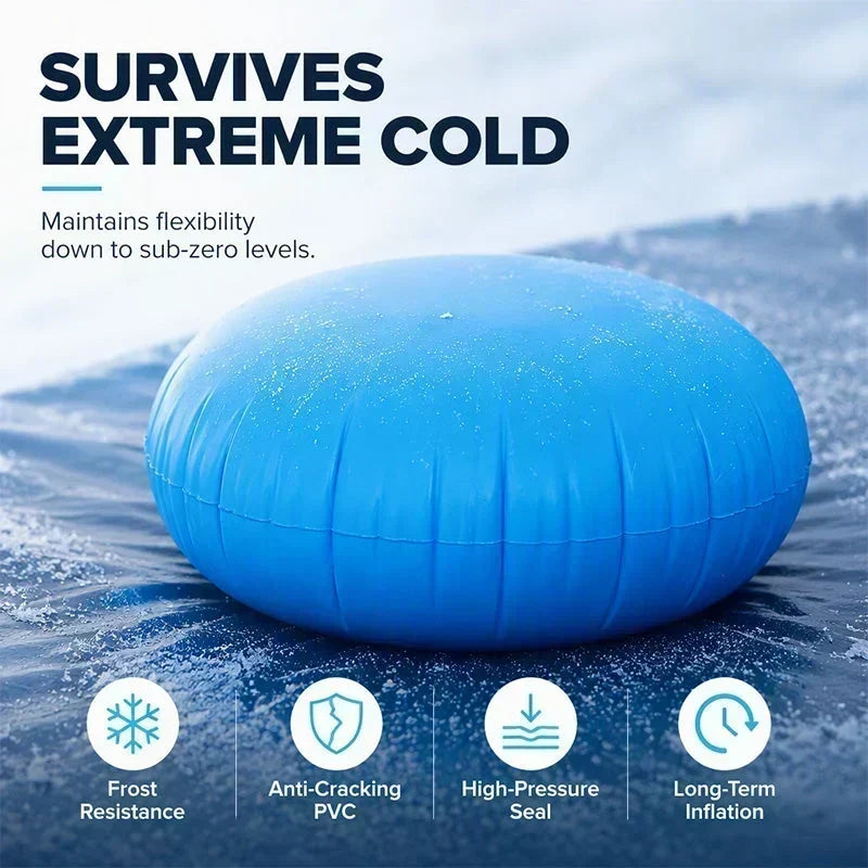 Round Inflatable Pool Winterizing Air Pillow – Ice Pressure Relief, Winter Pool Protector