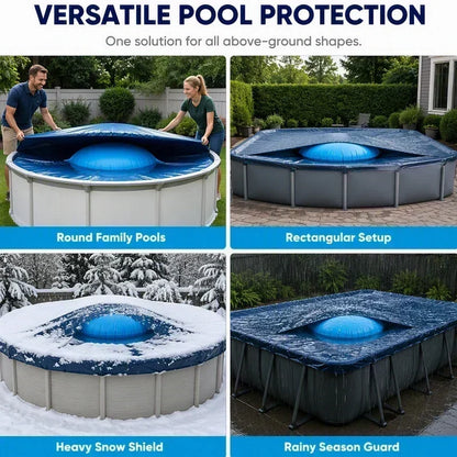Round Inflatable Pool Winterizing Air Pillow – Ice Pressure Relief, Winter Pool Protector