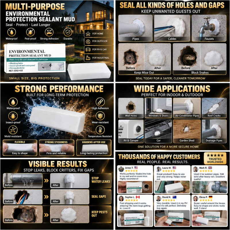 Multi-Purpose Waterproof Sealant Mud