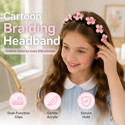🎀 Cartoon Braiding Headband – Easy & Cute Styling