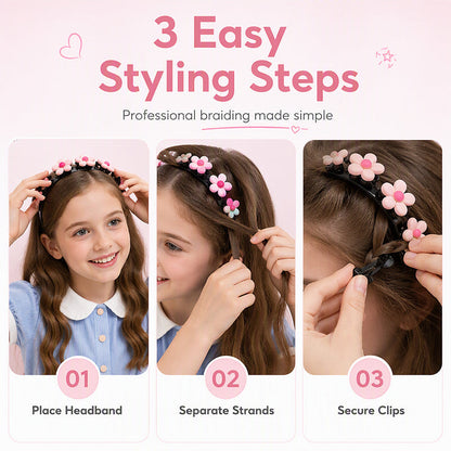 🎀 Cartoon Braiding Headband – Easy & Cute Styling