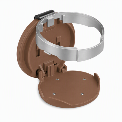 Universal Foldable Car Cup Holder with Hook, Space-Saving Vehicle Drink Holder for Bottles, Coffee Cups & Tumblers