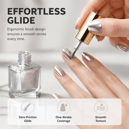 No-Bake Galaxy Chrome Nail Polish – Air Dry, Shiny, Salon Look