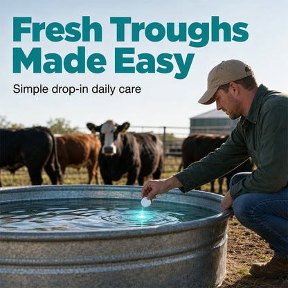Fast-Dissolving Livestock Water Tank Cleaning Tablets