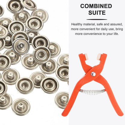 Sew-Free Snap Fastener Plier Kit