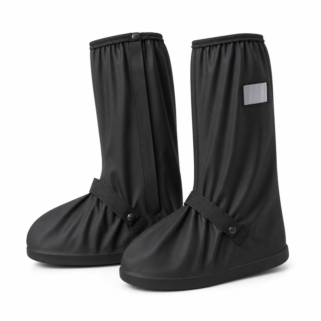 Waterproof High-Top Rain Shoe Covers