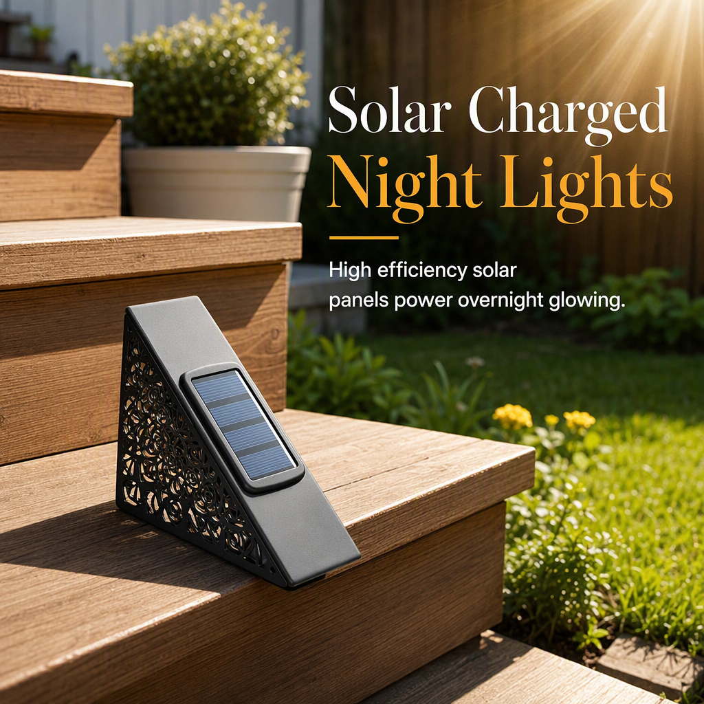 Solar Step Light – For stairs, decks & pathways