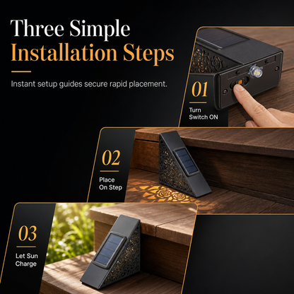 Solar Step Light – For stairs, decks & pathways