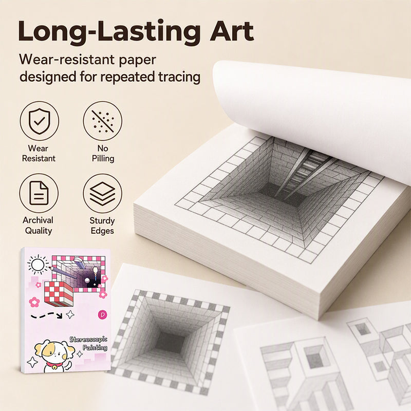 Kids 3D Tracing Activity Book