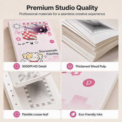 Kids 3D Tracing Activity Book