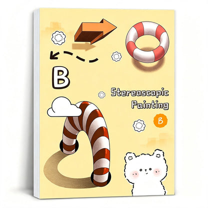 Kids 3D Tracing Activity Book