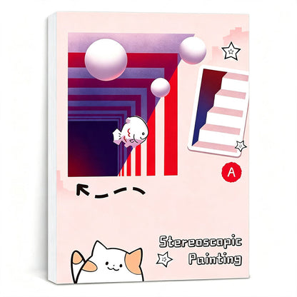 Kids 3D Tracing Activity Book