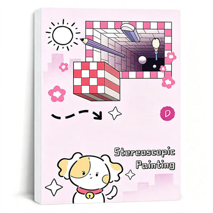 Kids 3D Tracing Activity Book