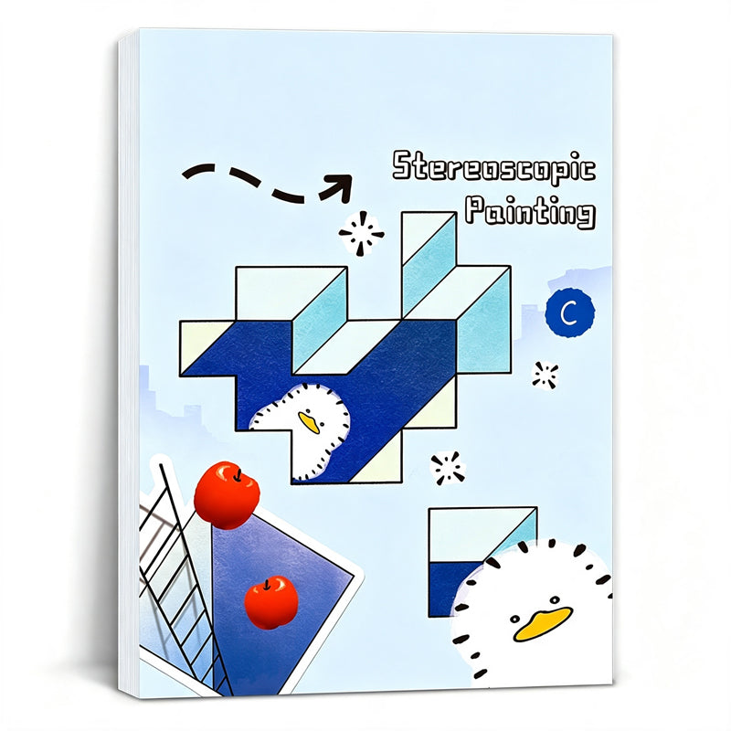 Kids 3D Tracing Activity Book