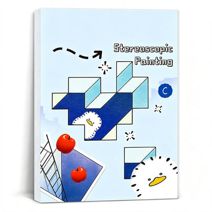 Kids 3D Tracing Activity Book