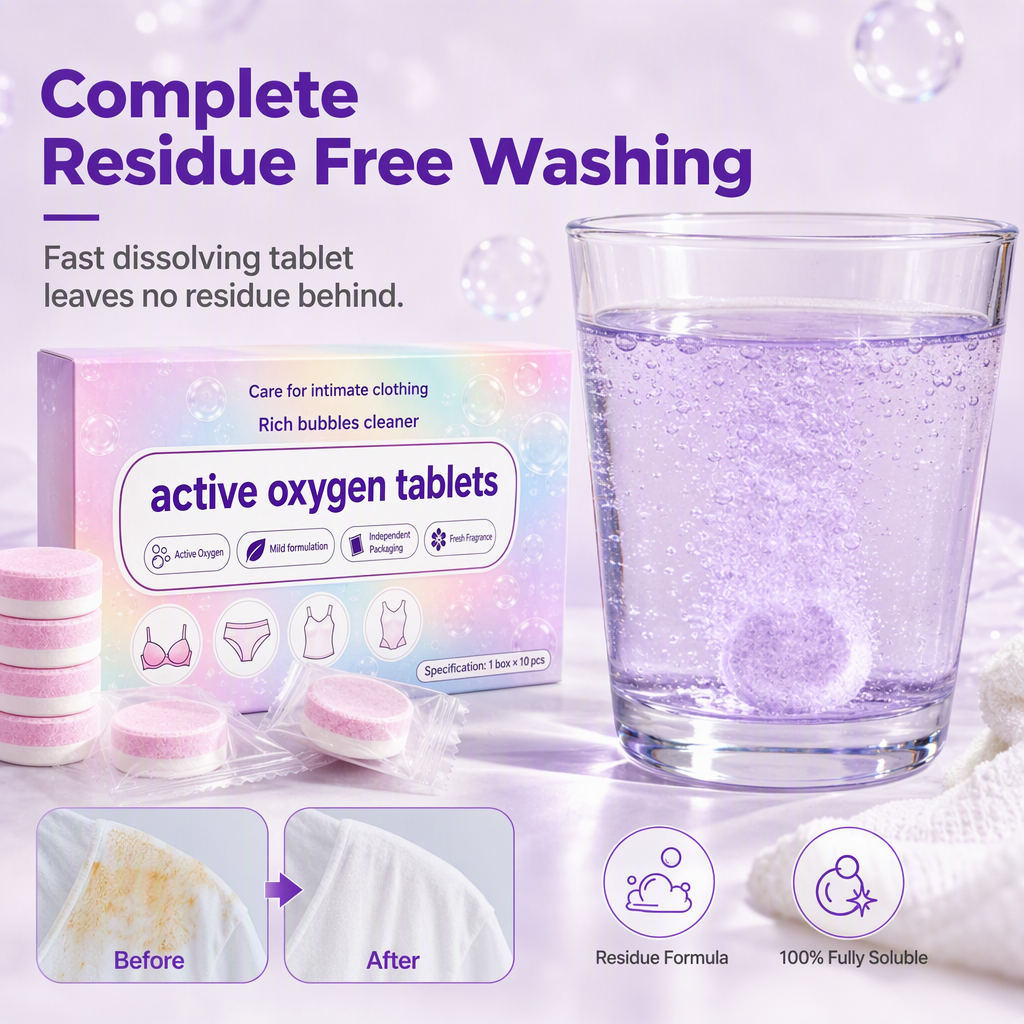 Laundry Cleaning Effervescent Tablets