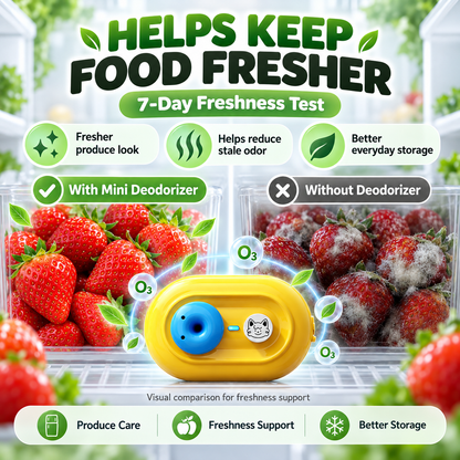 Mini Portable Refrigerator Deodorizer and Sterilizer