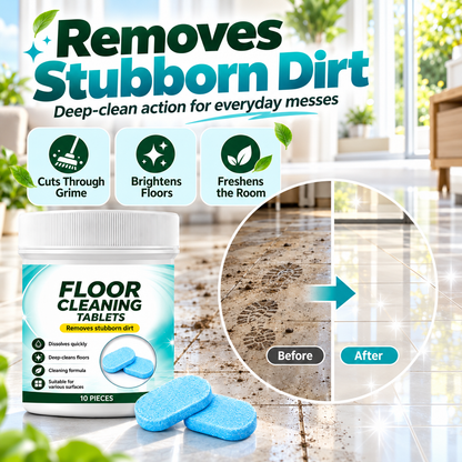 Floor Cleaning Effervescent Tablets for Mopping and Robot Vacuums