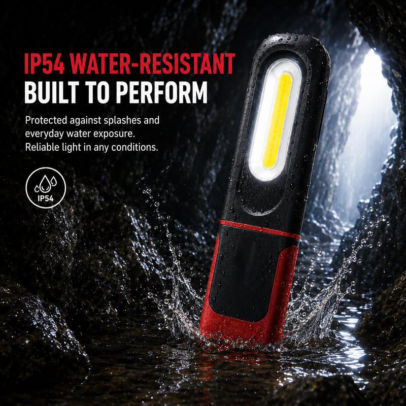 Rechargeable COB LED Work Light – Magnetic Base & 360° Rotation