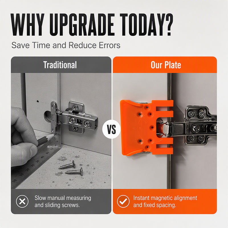 Magnetic Hinge Installation Positioner with 2.5mm Gap Limit Tool